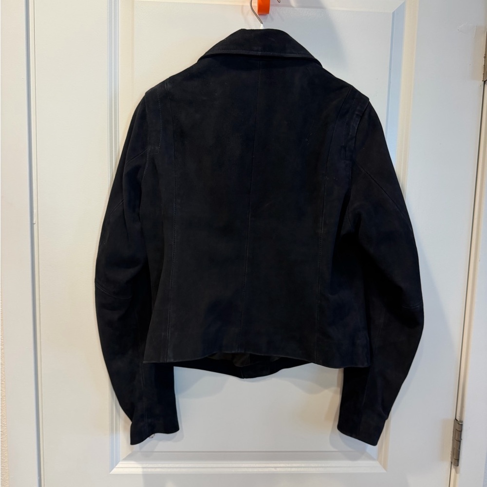 Quince Suede Zip Moto Jacket - Picture 4 of 5